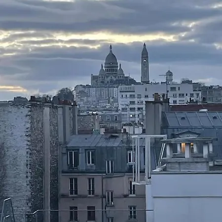 Vue Sur Le Sacre Coeur Montmartre Apartment Paris Exterior photo